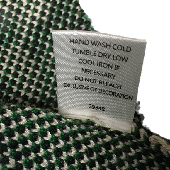 Sugar + Lips Sweater Cropped Crewneck Camo Green NEW Women's XL Knit Casual Top - Picture 8 of 10